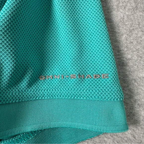 Columbia Men's Aqua Polo Shirt - Picture 2 of 14